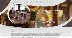 Desktop Screenshot of firenze-restaurant.be